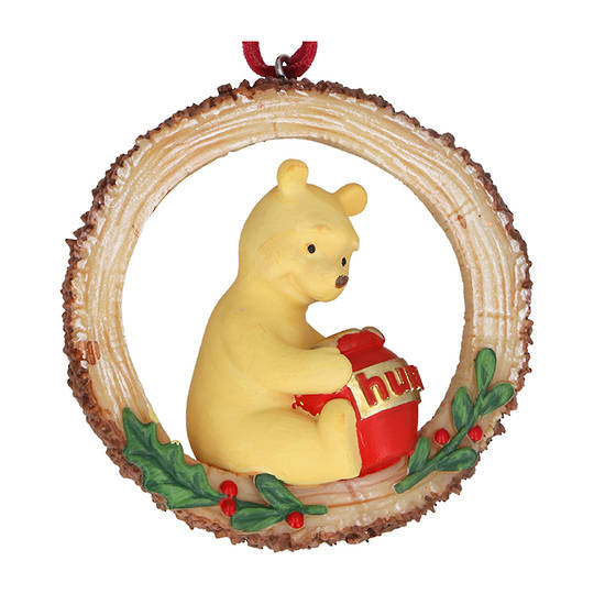 Resin Winnie-The-Pooh in Log 7cm *ETA Nov